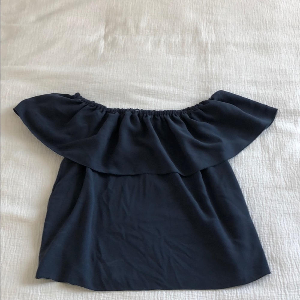 Off the shoulder ruffle top